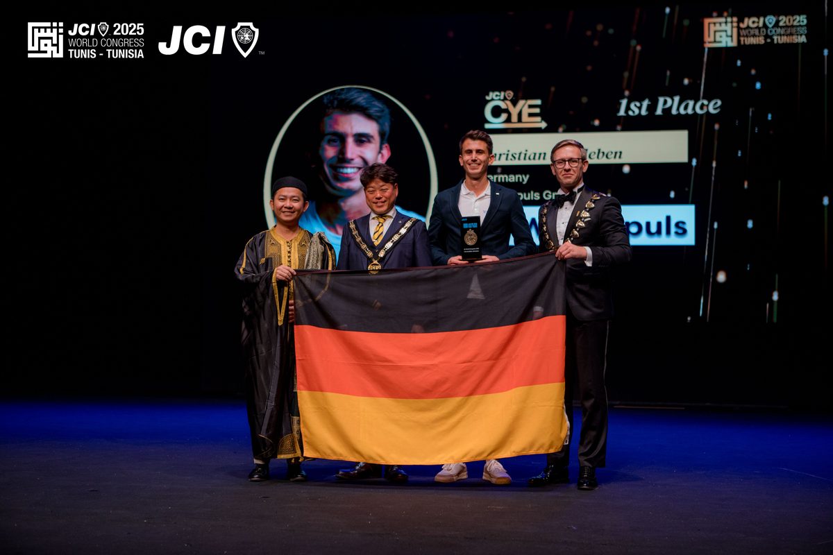 Preisverleihung des Global CYE Award 2025 in Tunis